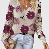 Deborah™ - Lässiger Floral-Pullover