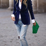 Julissa™ - Eleganter Samt-Blazer