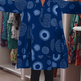 Marlene™ - Lässiges Kleid mit geometrischem Druck