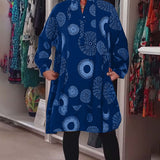 Marlene™ - Lässiges Kleid mit geometrischem Druck