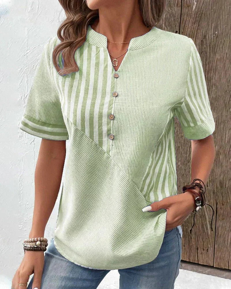 Monroe™ | Weiche gestreifte Bluse
