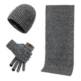 Cooles Winter-Set mit Mütze, Schal und Handschuhen