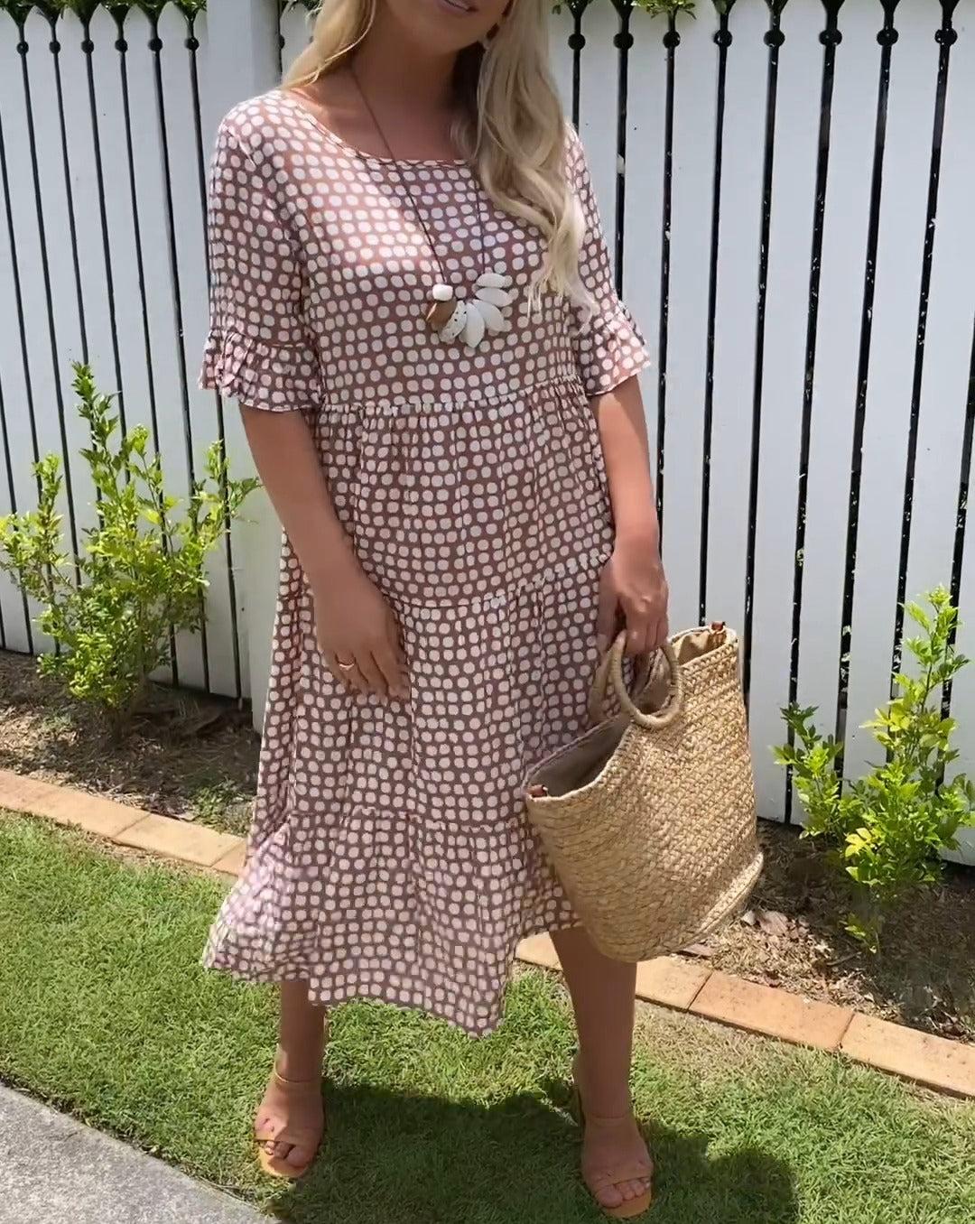 Zora | Von Ozeanen inspiriertes, luftiges Sommerkleid