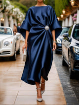 Elegantes Shimmer-Maxikleid