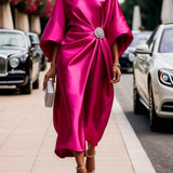 Elegantes Shimmer-Maxikleid