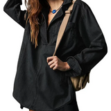 Micah™ - Oversized Denim Pullover