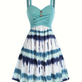 Gisele™ - Bequemes ärmelloses Sommerkleid mit Batikmuster