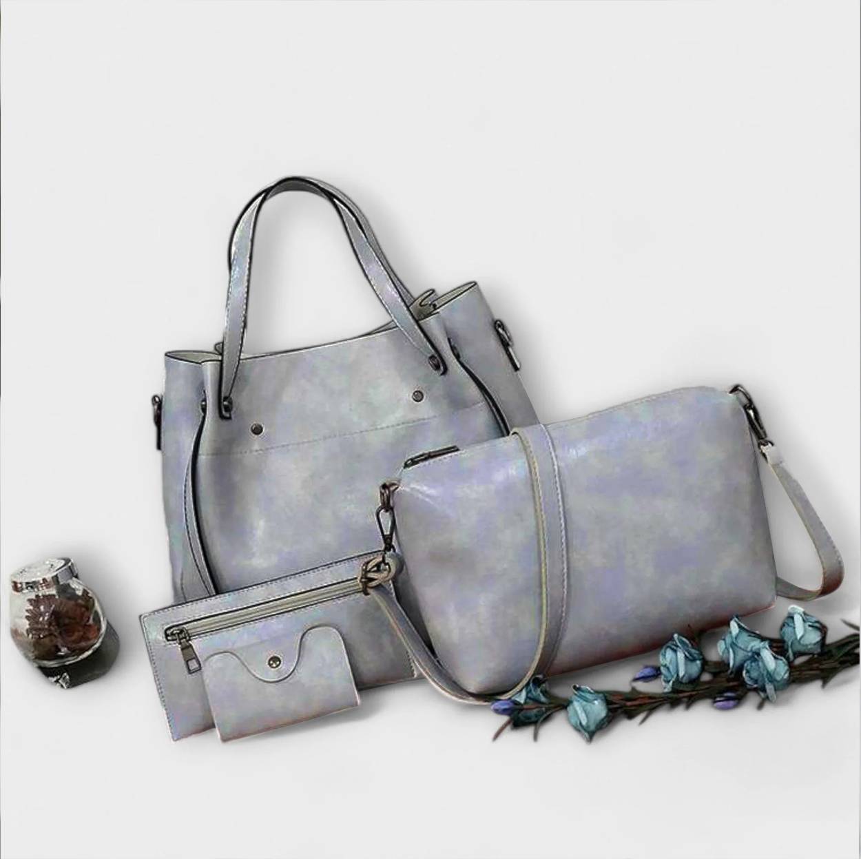 Alvhildea | 4-teiliges Vintage-Taschen-Set