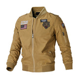 Herren Bomberjacke mit Patch-Applikationen und Ärmeltasche