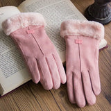 Warme Handschuhe mit Touchscreen
