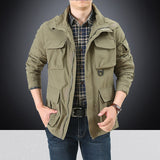 Herren Utility-Fieldjacke mit Klapp- und Reißverschlusstaschen