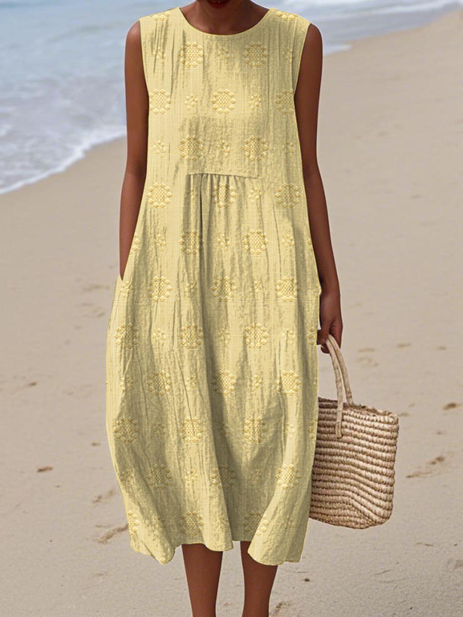Künstlerisches Strandkleid