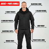Alpha One – Wasserdichte Softshell-Jacke und Hose Kombi