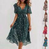 Eleonora - Elegantes Kurzärmeliges Kleid