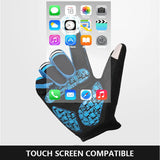 Herren Touchscreen-Fahrradhandschuhe mit rutschfestem Design