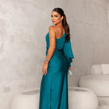 Alison - Elegantes Schlitz-Maxikleid