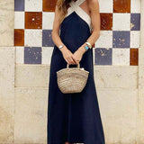 Olive™ - Kleid mit Kreuzhals