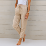 Alyse | Damen Hose mit Kordelzug und Taschen