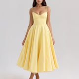 Ophira™ - Elegantes Korsett-Midi-Kleid