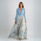 Jewel – Langes Kleid mit Floralprint