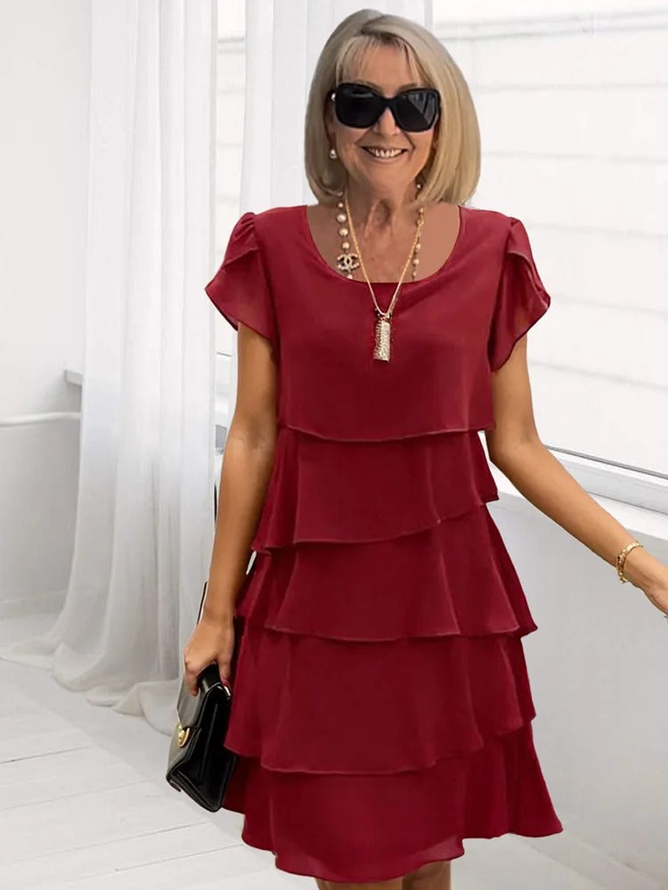 Paige™ - Lockeres Chiffonkleid