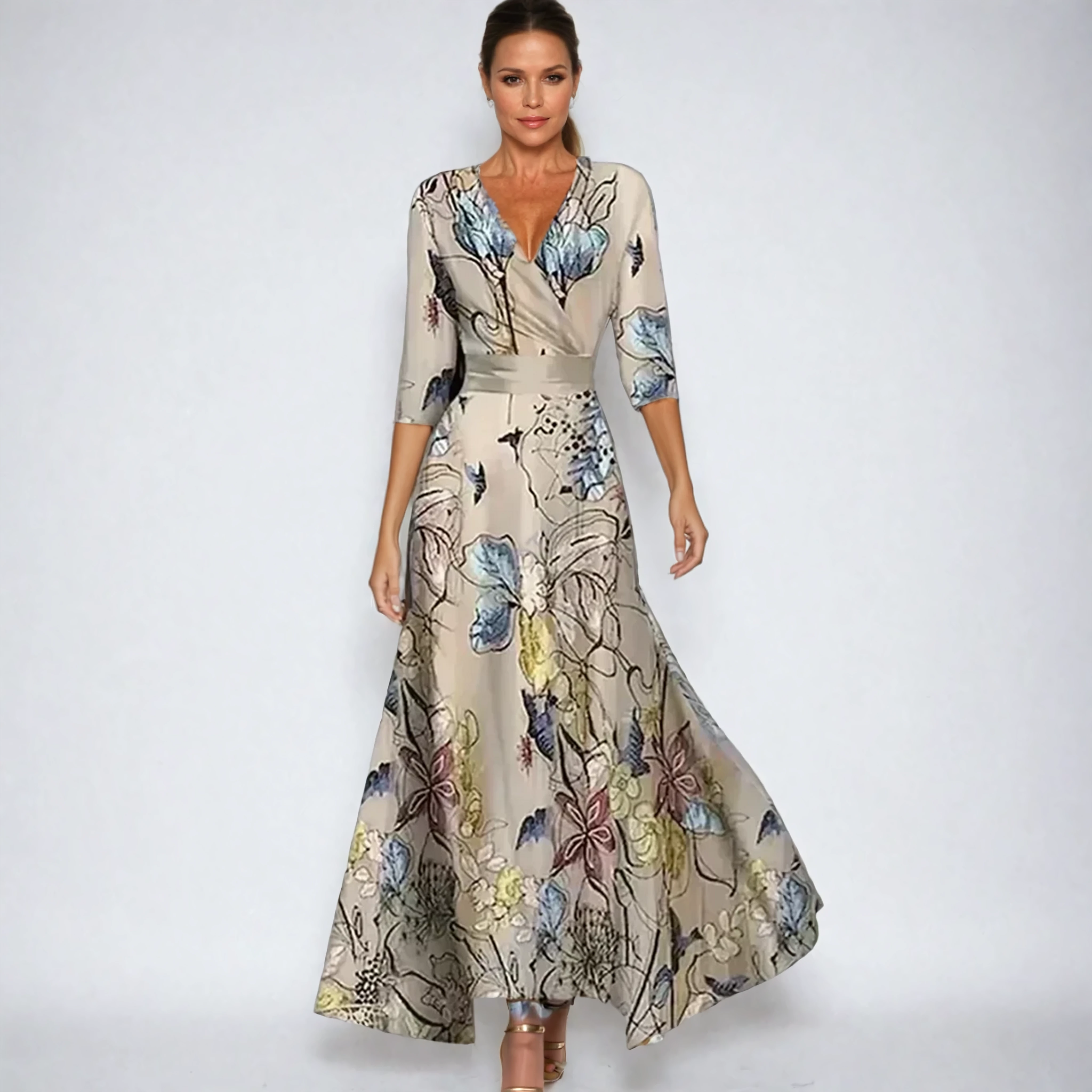 Emily | Stilvolles Blumenkleid für Partys