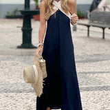 Olive™ - Kleid mit Kreuzhals