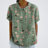 Lina™ - Stilvolle Bluse mit Blumenmuster