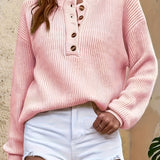 Robyn™ - Pullover mit Knopfdetails