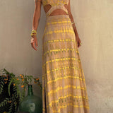 Dixie | Maxi-Chic Kleid mit Cut-Out-Details
