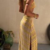 Dixie | Maxi-Chic Kleid mit Cut-Out-Details