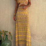 Dixie | Maxi-Chic Kleid mit Cut-Out-Details