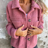 Dion™ - Kurze Wolljacke mit Revers