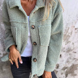 Dion™ - Kurze Wolljacke mit Revers