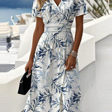 Lilibeth - Midi-Kleid mit Gartenbrise-Design