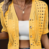 Kendall™ - Trendy Kurzarm-Cardigan
