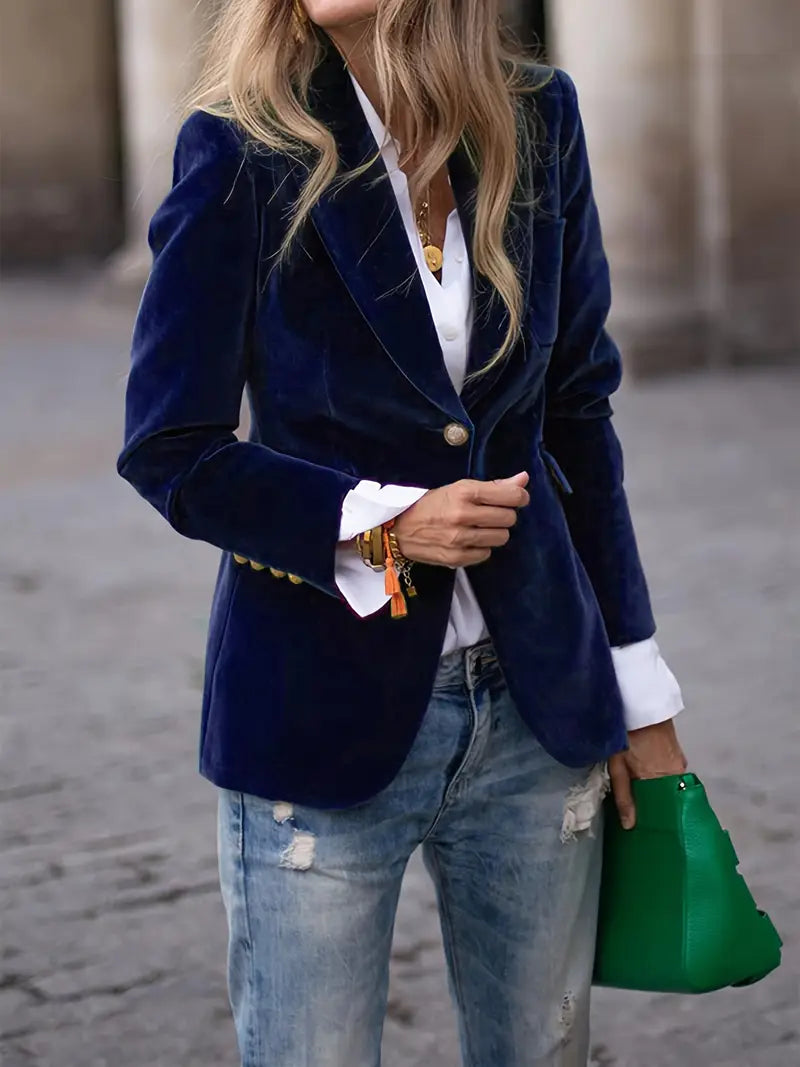 Julissa™ - Eleganter Samt-Blazer