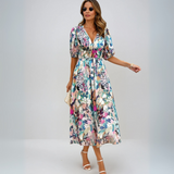 Flore - Elegantes Kleid mit Blumenmuster