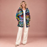 Ella – Kapuzenpullover mit Katze und Regenbogen