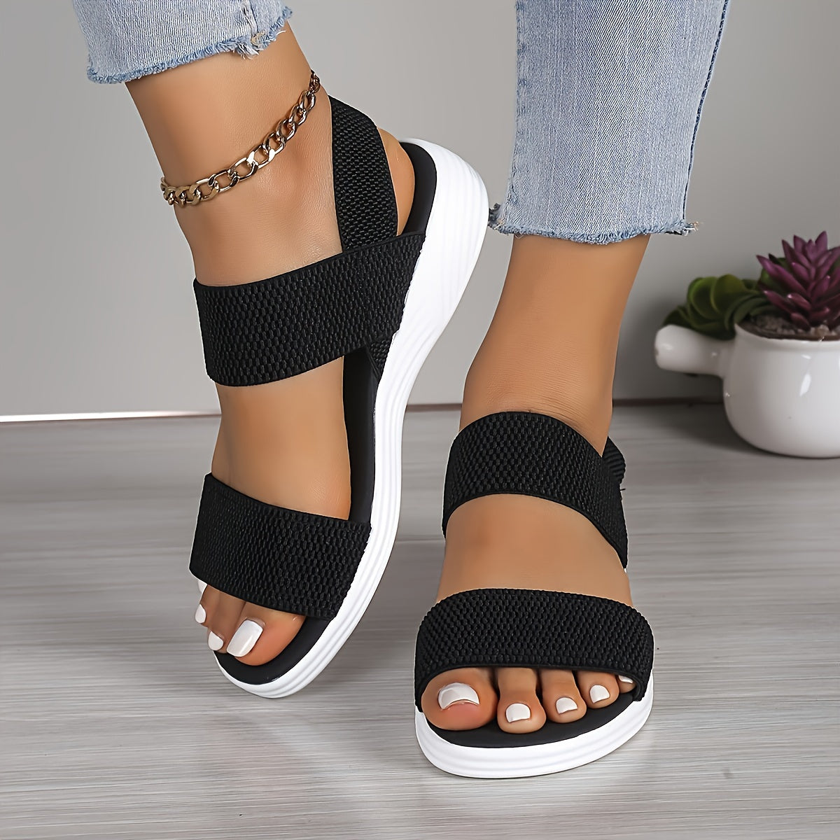 Emilia™ - Leichte Stretch-Sandalen