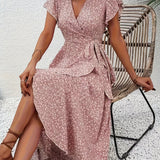 Elara | Fließendes, Bauch-umspielendes Wickelkleid