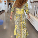 Ruth™ - Elegantes Ferien V-Ausschnitt Kleid