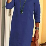 Elvy™ - Elegantes V-Ausschnitt Kleid