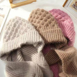 Mütze-und-Schal-Set für Damen
