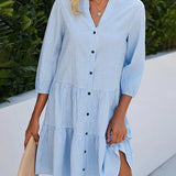 Bella™ - Sommer Karo Kleid