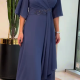 ELMA - Elegantes Midi-Kleid mit fließender Silhouette