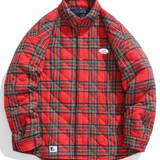 Vintage Baumwoll-Padded Jacke