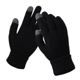 Gestrickte Touchscreen-Handschuhe für Damen