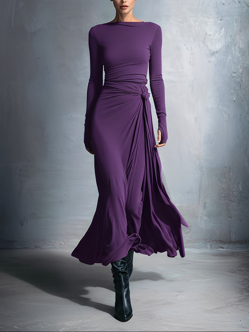 Vittoria ❘ Maxikleid mit seitlichem Knoten