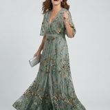 Selora | Halter Bloom Flow Maxi Kleid